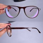 عینک فریم کائوچویی گرد    010101340