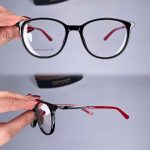 عینک فریم کائوچویی گرد    010101242