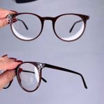 عینک فریم کائوچویی گرد    010101253