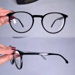 عینک فریم کائوچویی گرد   010101259