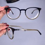 عینک فریم کائوچویی گرد دورنگ    010101313