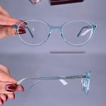 عینک فریم کائوچویی گرد   010101361