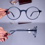 عینک فریم کائوچویی گرد    010101370