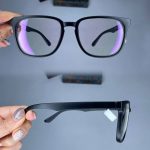 عینک فریم کائوچویی زاویه دار مربع    010101551