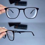 عینک فریم کائوچویی زاویه دار مربع    010101559