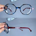 عینک فریم کائوچویی زاویه دار پلنگی    010101573