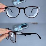 عینک فریم کائوچویی زاویه دار پلنگی     010101574