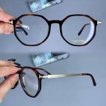 عینک فریم کائوچویی زاویه دار پلنگی     010101575