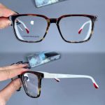 عینک فریم کائوچویی زاویه دار پلنگی    010101576