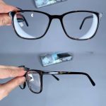 عینک فریم کائوچویی زاویه دار پلنگی    010101580