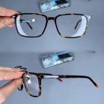 عینک فریم کائوچویی مستطیلی پلنگی     010101714