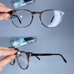 عینک فریم کائوچویی زاویه دار پلنگی     010101584