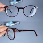 عینک فریم کائوچویی زاویه دار پلنگی     010101590