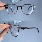عینک فریم کائوچویی زاویه دار پلنگی     010101591