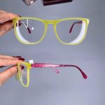 عینک فریم کائوچویی زاویه دار سایز بزرگ    010101443