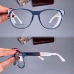 عینک فریم کائوچویی زاویه دار سایز بزرگ      010101455