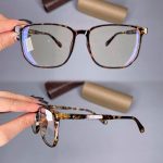عینک فریم کائوچویی زاویه دار پلنگی    010101607