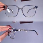 عینکگ فریم کائوچویی زاویه دار سایز بزرگ    010101481