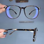 عینک فریم کائوچویی گرد پلنگی    010101611