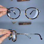 عینک فریم کائوچویی گرد پلنگی    010101618