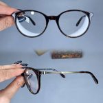 عینک فریم کائوچویی گرد پلنگی    010101623