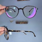 عینک فریم کائوچویی گرد پلنگی    010101625