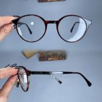 عینک فریم کائوچویی گرد پلنگی    010101627