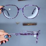 عینک فریم کائوچویی گرد پلنگی رنگی    010101629