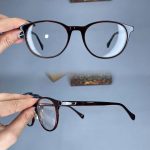 عینک فریم کائوچویی گرد پلنگی    010101630