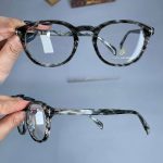 عینک فریم کائوچویی زاویه دار پلنگی ضخیم    010101669
