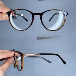 عینک فریم کائوچویی گرد پلنگی    010101633