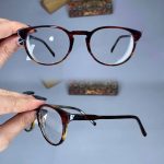 عینک فریم کائوچویی گرد پلنگی    010101635