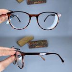 عینک فریم کائوچویی گرد پلنگی    010101642