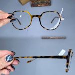 عینک فریم کائوچویی گرد پلنگی    010101643