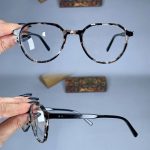 عینک فریم کائوچویی گرد پلنگی    010101647