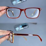 عینک فریم کائوچویی مستطیلی پلنگی    010101672