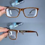 عینک فریم کائوچویی مستطیلی پلنگی ضخیم    010101690