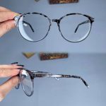 عینک فریم کائوچویی گرد پلنگی    010101650