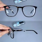 عینک فریم کائوچویی زاویه دار پلنگی    010101698