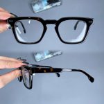 عینک فریم کائوچویی زاویه دار پلنگی ضخیم     010101707