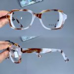 عینک فریم کائوچویی زاویه دار پلنگی ضخیم    010101708