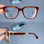 عینک فریم کائوچویی زاویه دار پلنگی ضخیم    010101712