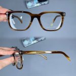 عینک فریم کائوچویی زاویه دار پلنگی ضخیم     010101705