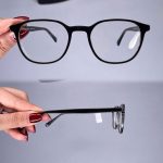 عینک فریم کائوچویی زاویه دار مربع    010101565