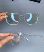 عینک فریم کائوچویی زاویه دار مربع    010101557 - Image 5