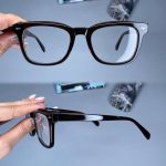 عینک فریم کائوچویی زاویه دار ضخیم    010101742