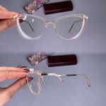 عینک فریم کائوچویی گربه ای    010101795