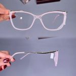 عینک فریم کائوچویی گربه ای    010101817