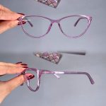 عینک فریم کائوچویی گربه ای    010101827