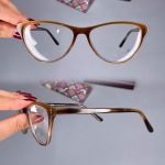 عینک فریم کائوچویی گربه ای    010101834